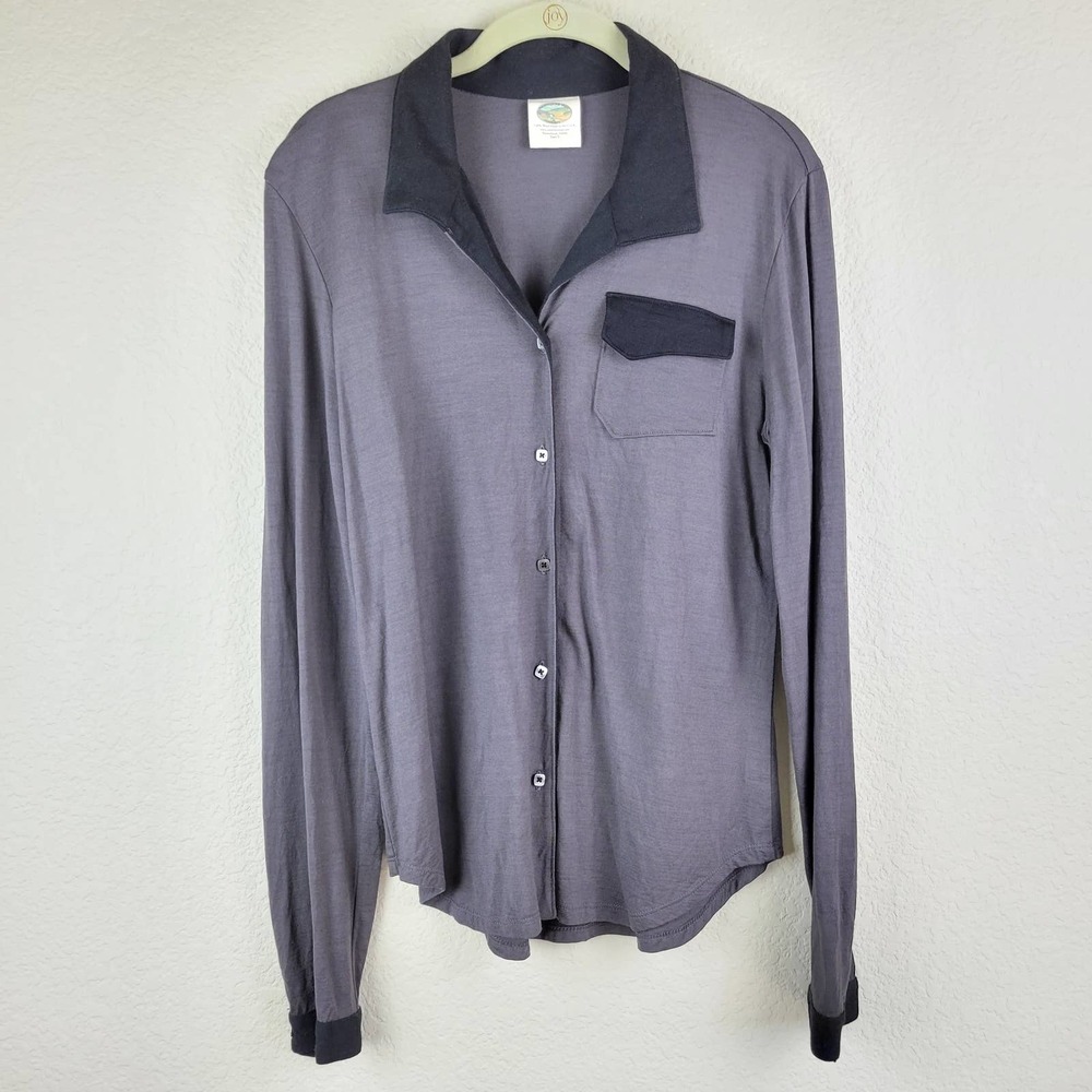 Ramblers Way 100% Wool Button Down Top